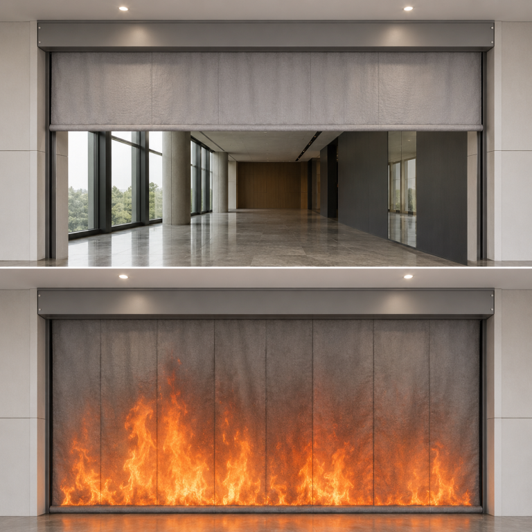 The Difference Between Active & Passive Fire Curtains